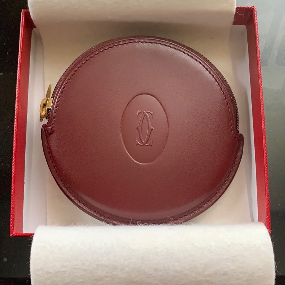 Authentic vintage Cartier coin purse
